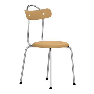 Lammhults_TaburettPlus_chair_camel_chrome_frontangle.png
