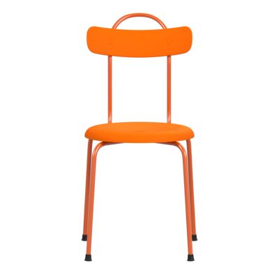 Lammhults_TaburettPlus_chair_orange_orange_front.png