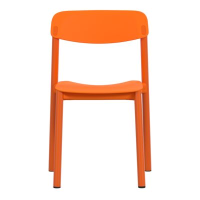Lammhults_Penne_chair_sled_orange_orange_front.png