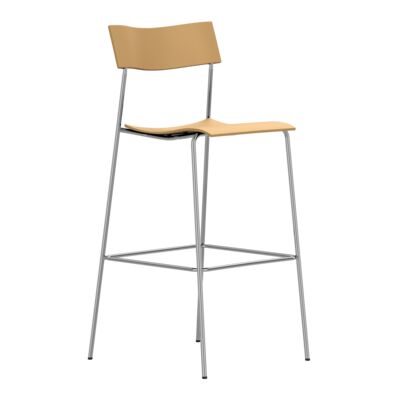 Lammhults_CampusAir_Barstool_H78_chrome_camel_frontangle.png