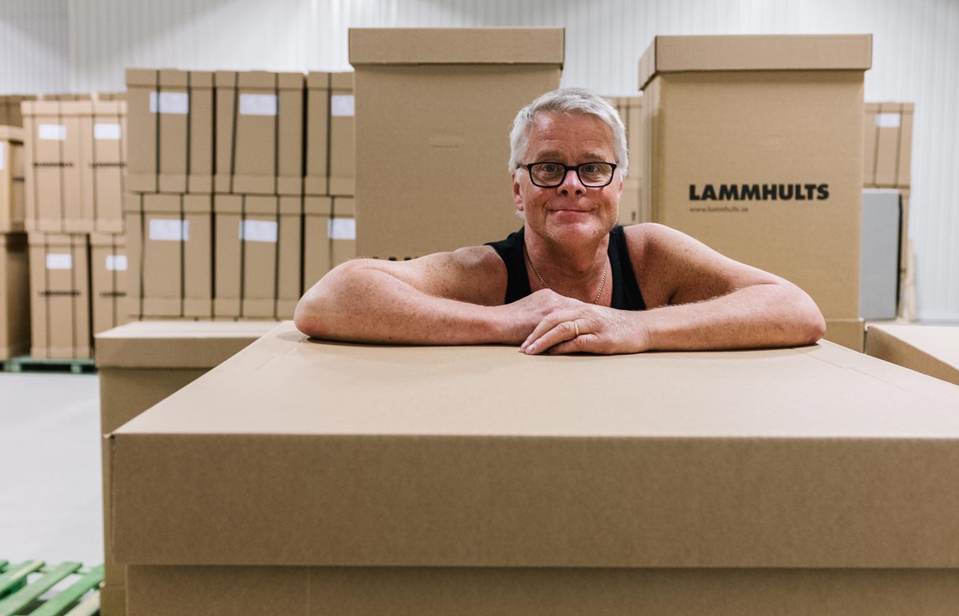 Packaging and labelling at Lammhults