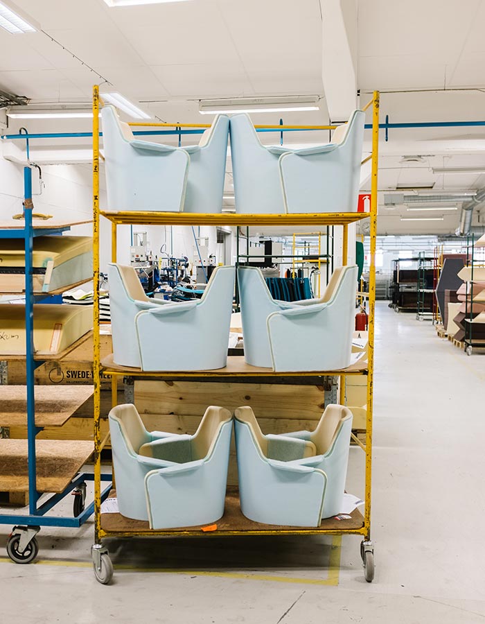 Upholstery at Lammhults