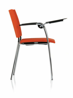 Spira – Armchair 4 legs, w laptop working surface