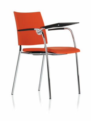 Spira – Armchair 4 legs, w laptop working surface