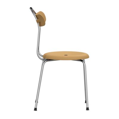 Lammhults_TaburettPlus_chair_camel_chrome_side.png