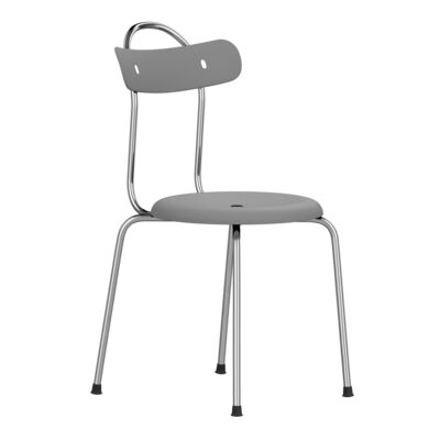 Lammhults_TaburettPlus_chair_grey_chrome_frontangle.png