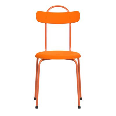 Lammhults_TaburettPlus_chair_orange_orange_front.png