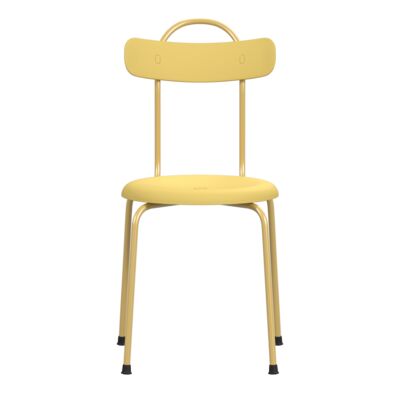 Lammhults_TaburettPlus_chair_yellow_yellow_front.png