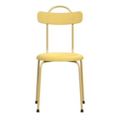 Lammhults_TaburettPlus_chair_yellow_yellow_front.png