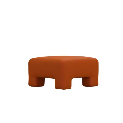 Lammhults_Geofanti_1seater_pouf_orange_frontangle.png