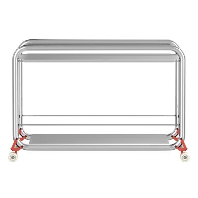 Lammhults_Tension_trolley_chrome_stainless_red_front_v01.png