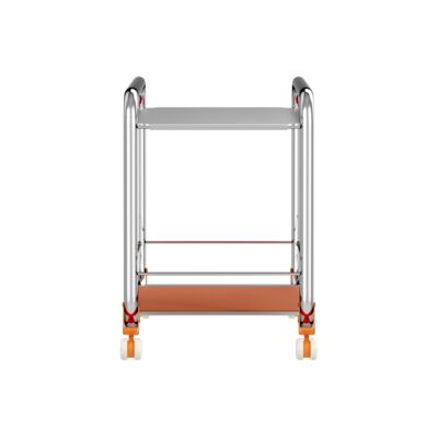 Lammhults_Tension_trolley_chrome_stainless_yelloworange_leatherlining_side_v01.png