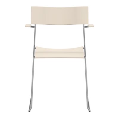 Lammhults_Campus_Air_armchair_sled_chrome_lightbeige_front.png