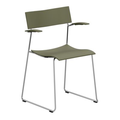 Lammhults_Campus_Air_armchair_sled_chrome_greygreen_frontangle.png