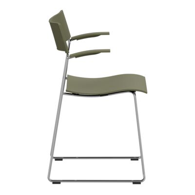 Lammhults_Campus_Air_armchair_sled_chrome_greygreen_side.png