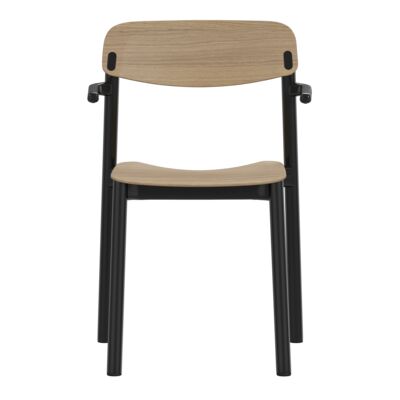 Lammhults_Penne_armchair_black_oak_front.png