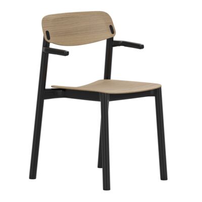 Lammhults_Penne_armchair_black_oak_frontangle.png