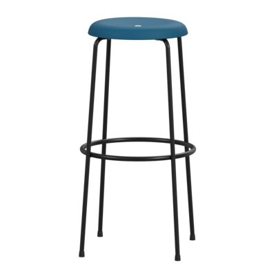 Lammhults_Taburett_barstool_H78_black_blue_front.png