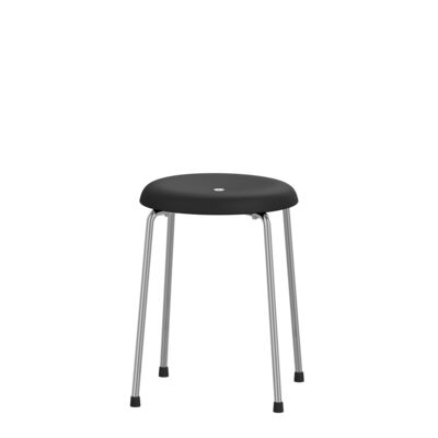 Lammhults_Taburett_stool_chrome_black_front.png