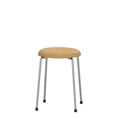 Lammhults_Taburett_stool_chrome_camel_front.png