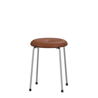 Lammhults_Taburett_stool_chrome_cognacleather_front_1.png