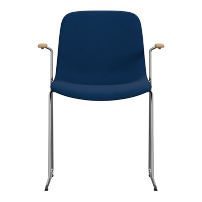 Lammhults_Grade_armchair_chrome_armrestcamel_upholsteredcamel_front.png