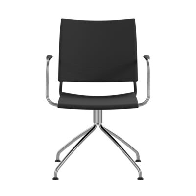 Lammhults_Spira_armchair_4-feet_chrome_PUR_front.png