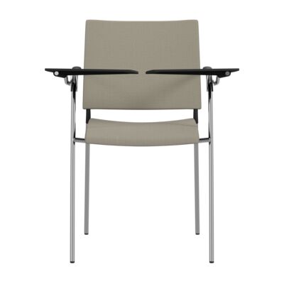Lammhults_Spira_armchair_writingtabletRL_chrome_beige_front.png