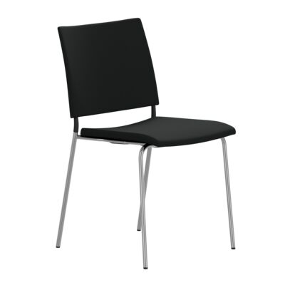 Lammhults_Spira_chair_chrome_black_frontangle.png