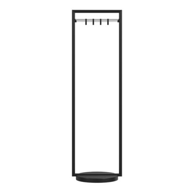 Lammhults_Add_coathanger_W50_black_chrome_front.png