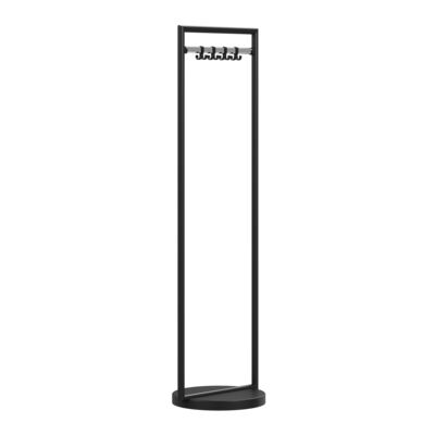 Lammhults_Add_coathanger_W50_black_chrome_frontangle.png