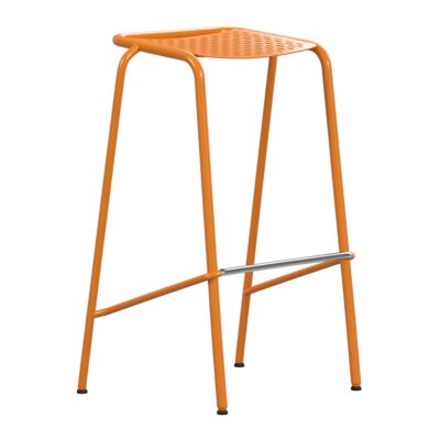 Lammhults_A22_stool_H78_yelloworange_frontangle.png