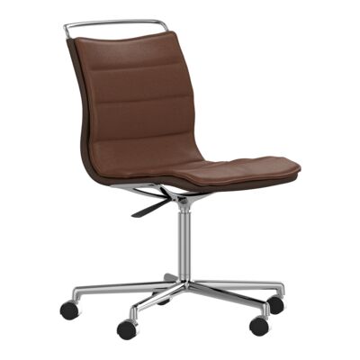 Lammhults_Atlas_Air_chair_5-feet_casters_polished_rustbrown_frontangle.png