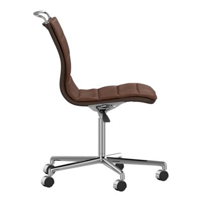 Lammhults_Atlas_Air_chair_5-feet_casters_polished_rustbrown_side.png
