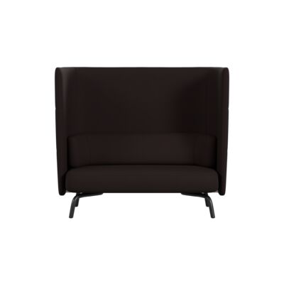 Lammhults_Portus_2seatersofahigh_black_brown_front.png