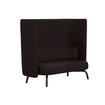 Lammhults_Portus_2seatersofahigh_black_brown_frontangle.png