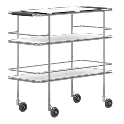 Lammhults_Cargo_Support_trolley_chrome_white_marble_frontangle.png