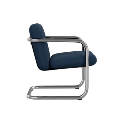 Lammhults_S70-4_easychair_chrome_blue_side.png