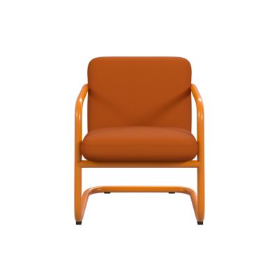 Lammhults_S70-4_easychair_yelloworange_orange_front.png