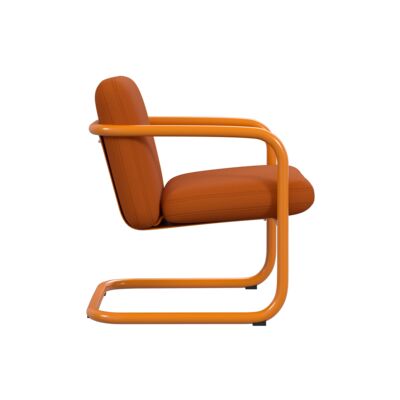 Lammhults_S70-4_easychair_yelloworange_orange_side.png