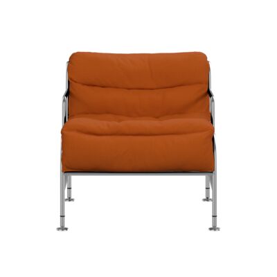 Lammhults_Sunny_easychair_arms_chrome_orange_front_1.png