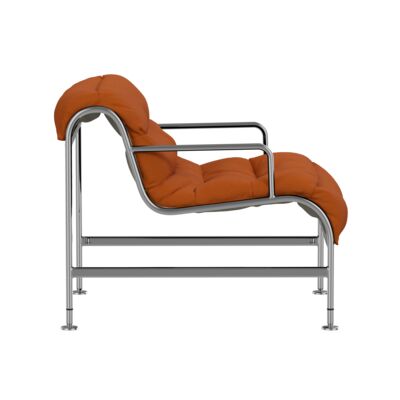 Lammhults_Sunny_easychair_arms_chrome_orange_side_1.png