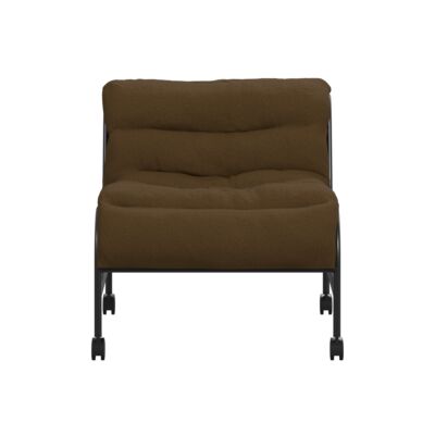 Lammhults_Sunny_easychair_noarms_casters_black_brown_front.png